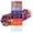 B, variant on Halloween Face and Body Paint Sticks, Body Paint Stick Halloween Holographic Metallic Glitter Waterproof Formula Adult Halloween Party Purple Makeup 3.31 Inch