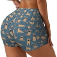 thumbnail image 1 of Fotbe French Bulldog Yoga Shorts Sin Costuras – Shorts Deportivos de Cintura Alta para Mujer, Elásticos para Gimnasio, Yoga, Running o Ciclismo-Medium, 1 of 8