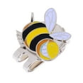 thumbnail image 5 of Clip para gorra de golf con patrones variados y marcador de pelota de golf desmontable - Ligero Pequeña abeja, 5 of 5