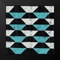 thumbnail image 2 of Zarris, Chariklia 12x12 Black Modern Framed Museum Art Print Titled - Over Under VII, 2 of 5