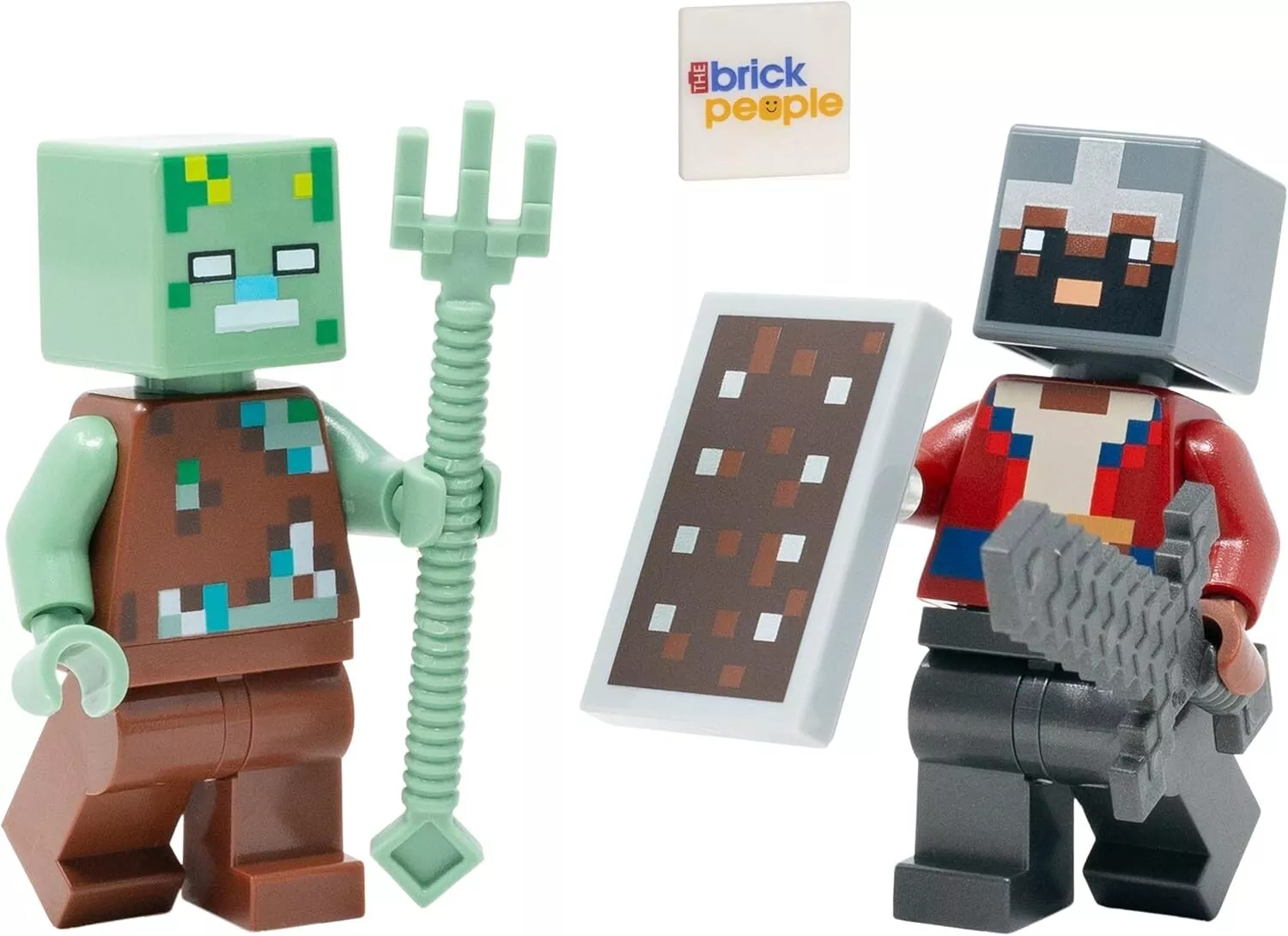 LEGO Minecraft: Pillager Minifigure with Training Dummy Building