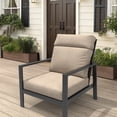 thumbnail image 3 of Covers & All Sunbrella High Back Chair Cushion Foam Seat and Polyfill Back UV Proof Chair Cushions, 3 of 7