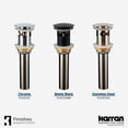 thumbnail image 5 of Karran Usa PUOF25MB Karran PUOF25MB Pop-Up Vanity Bowl Drain - Black, 5 of 5