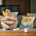 thumbnail image 6 of 4pcs Fall Pillow Covers Pumpkins Truck Sunflowers Throw Cushion Cases Buffalo Plaid Sweet Home Throw Pillow Covers for Thanksgiving Autumn Farm Harvest Sofa Couch Decorations (18x18 inch), 6 of 6