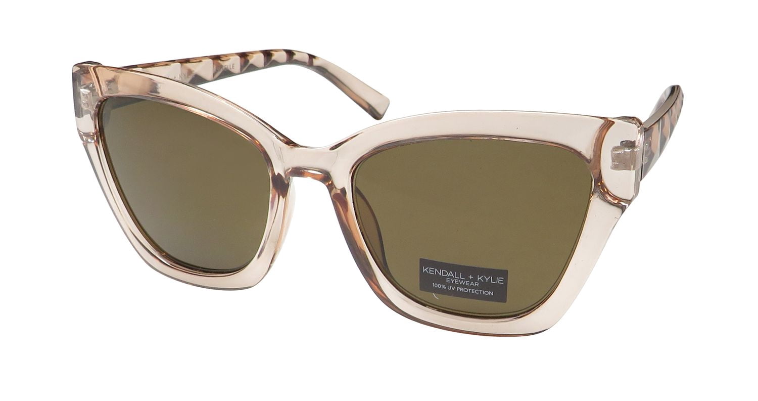 Women’s Kendall and Kylie Cat-Eye Bronze Fashion Sunglasses Amazon.com: KENDALL + KYLIE Kk5125 Roxy Sunglasses Oversized  main image 4