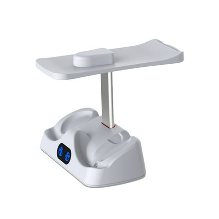 

TINYSOME Virtual Reality Controller Chargers Dock Holder Storage Mount for PS VR2 Headset Stand Type-c Port Light Indicator