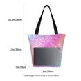 thumbnail image 4 of Ratiio Fun Rainbow Print Shoulder Bag for Women, Polyester Crossbody Purse Lightweight Handbag for Daily Travel and Casual Use, 4 of 6