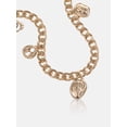 thumbnail image 4 of Devil Wears Prada Scoop Collection Women's Gold-Tone Chain Charm Belt, Sizes S-3XL, 4 of 4
