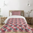 thumbnail image 3 of Ambesonne London Quilted Bedspread Set 2 Pcs, Retro UK Europe Travel, Twin Size, Multicolor, 3 of 6