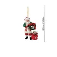thumbnail image 3 of Christmas Decorations Clearance!! Santa Claus's Daily Life Christmas Tree Ornaments, 3 of 4