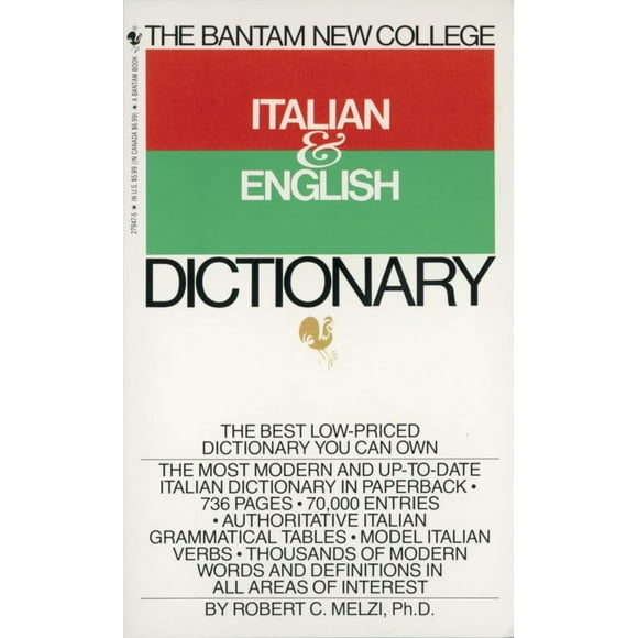 Pre-Owned The Bantam New College Italian & English Dictionary (Mass Market Paperback) 0553279475 9780553279474
