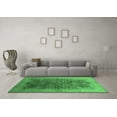 thumbnail image 3 of Ahgly Company Indoor Rectangle Oriental Emerald Green Industrial Area Rugs, 8' x 10', 3 of 4