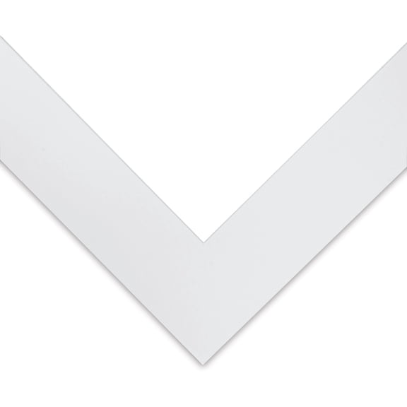 Blick Pre-Cut Mat - Manor White, 18" x 24" (11-3/4" x 17-3/4" Opening)