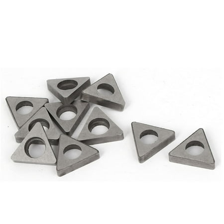 Unique Bargains Triangle Shape Carbide Cutter Insert MT1603 10 Pcs for
