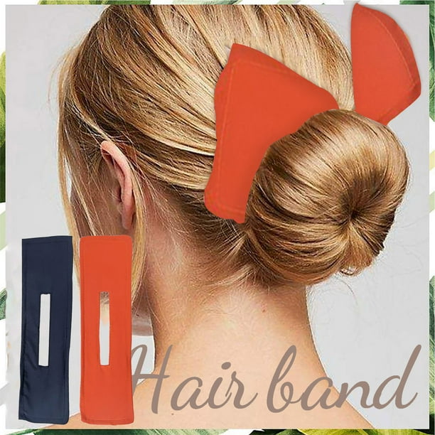 Diadema de flores de donut con estampado coreano de banda para el cabello Retro francesa ligera 2 uds Wmkox8yii fajkfhkj3924