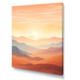 thumbnail image 2 of Designart "Dramatic Mountain Sunset View II" Sunrisesunset Wall Art Prints, 2 of 7
