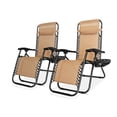thumbnail image 1 of Camastro Silla Plegable Gravedad Cero 2 Piezas beige, 1 of 7