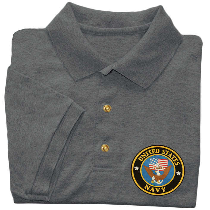 us navy polo shirt