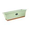 thumbnail image 3 of Almencla Flower Window Box Vegetable Planter Rectangle for Outdoor Indoor Lightweight Light Green, 3 of 8