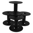 thumbnail image 3 of Shisuyan 4pcs Empty Thread Spools Plastic Ribbon Bobbin Embroidery Spools For Chain Crochet Threads Wires Cords Organizer Wire Winding Tool, 3 of 8