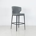 thumbnail image 1 of Cabo Contract Grade Upholstered Wingback Bar Stool (26-inch/ 29-inch), 1 of 4