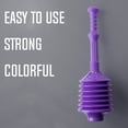 thumbnail image 6 of JS Jackson Supplies  Professional Bellows Accordian Style Toilet Plunger - N/A Purple, 6 of 9