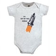 thumbnail image 3 of Hudson Baby Short Sleeve Bodysuits, 5-Pack, Newborn- 24 Months, 3 of 7