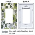 thumbnail image 3 of Yayeee Rocker Switch Wall Plate 1-Gang 4.6"x2.9" Home Decorative Outlet Cover, Retro Flower Print, 3 of 6