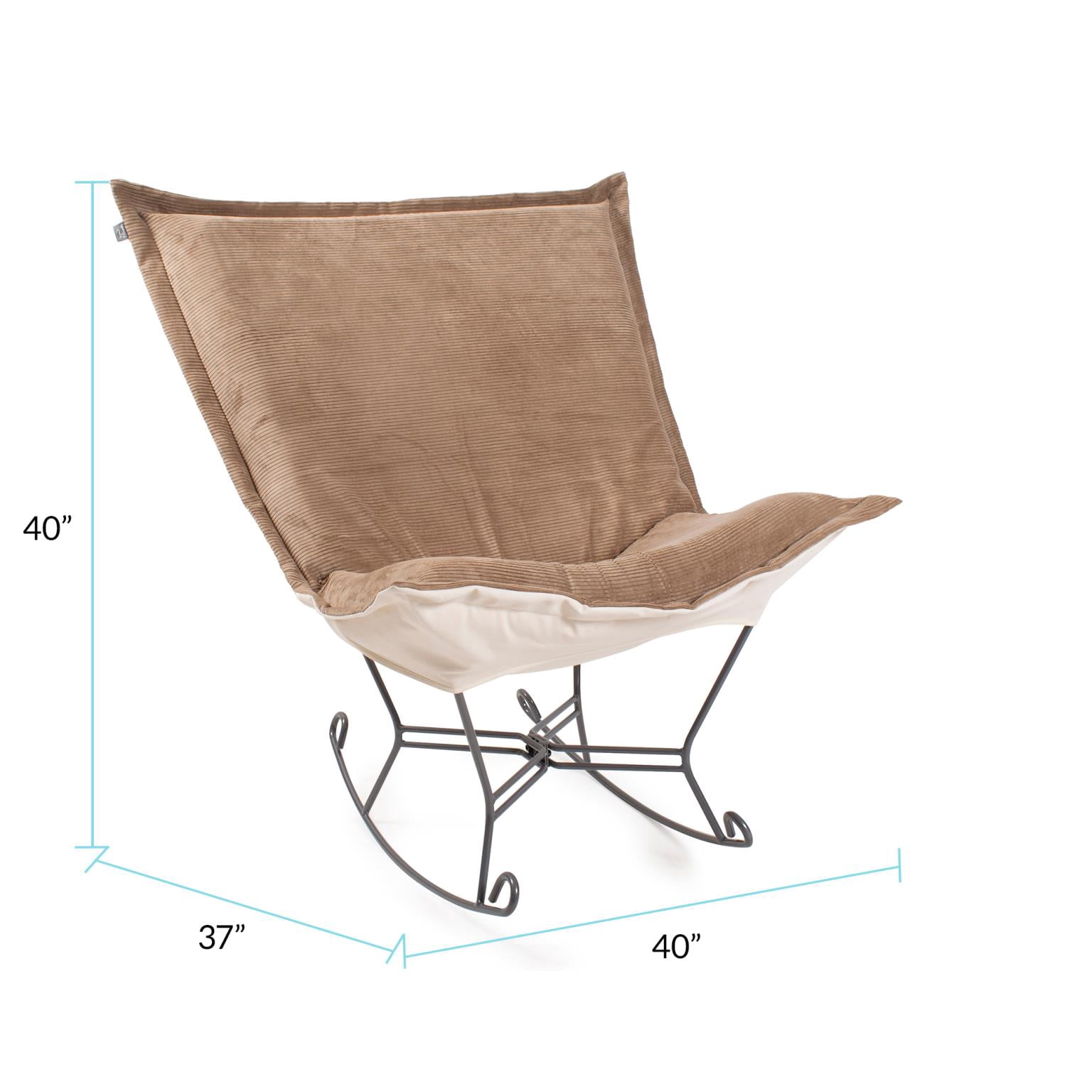 Puff Rocker Ottoman Pana Sand/Natural