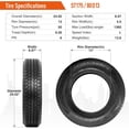 thumbnail image 2 of HALBERD Premium 6Ply ST175/80D13 Trailer Tires 175 80 13 Replacement Trailer Tire  Set of 4, 2 of 8