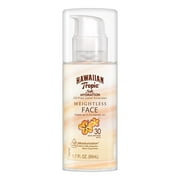 5 Pack Hawaiian Tropic Silk Hydration Wightless Face SPF 30 Sunscreen 1.7 OZ