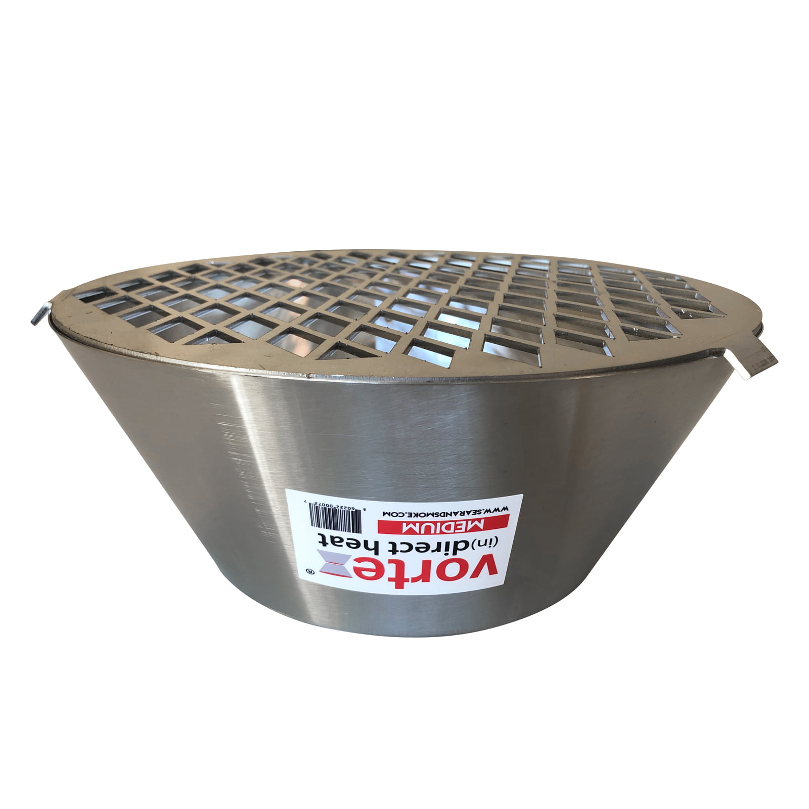 Haoo 8835 Cast Iron Cooking Grate and BBQ Whirlpool for Weber Kettle 22/26.75 WSM Weber Smokey Mountain Charcoal Briquet Holders