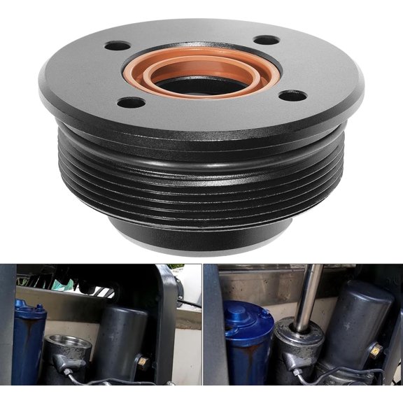 Trim Tilt Cap with Seals 61A-43811-00-00 Fit for Yamaha 200-225-250-300 HP V6 3.3L End Cap Tilt Cylinder, Pack of 1