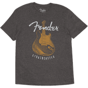 Fender Guitars Distressed Stratocaster T-Shirt Size Medium #9161123406