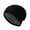 Black, variant on Fleece Lined Knitted Caps for Women Men Winter Warm Thermal Soft Comfy Solid Color Trendy Hat