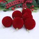 thumbnail image 4 of xihome Juego de 6 adornos navideños de bolas nevadas, decoraciones festivas nevadas de 8 cm para rbol, fiesta, hogar, boda, oficina e iglesia., 4 of 9
