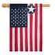 thumbnail image 1 of Bandera de jardín TOPFLAGS, bandera estadounidense, 70 x 100 cm, estrellas bordadas, 1 of 6