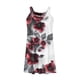 thumbnail image 2 of TaTaai Summer Floral Print Dress for Women, Loose Fit Sleeveless Tank Slip Dress, Casual Flowy Ruffle Strap A-Line Midi Dress Gift, 2 of 5