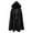 Black, variant on Hvyesh Mens Medieval Cloak Renaissance Hooded Cape Vintage Hood Halloween Robe