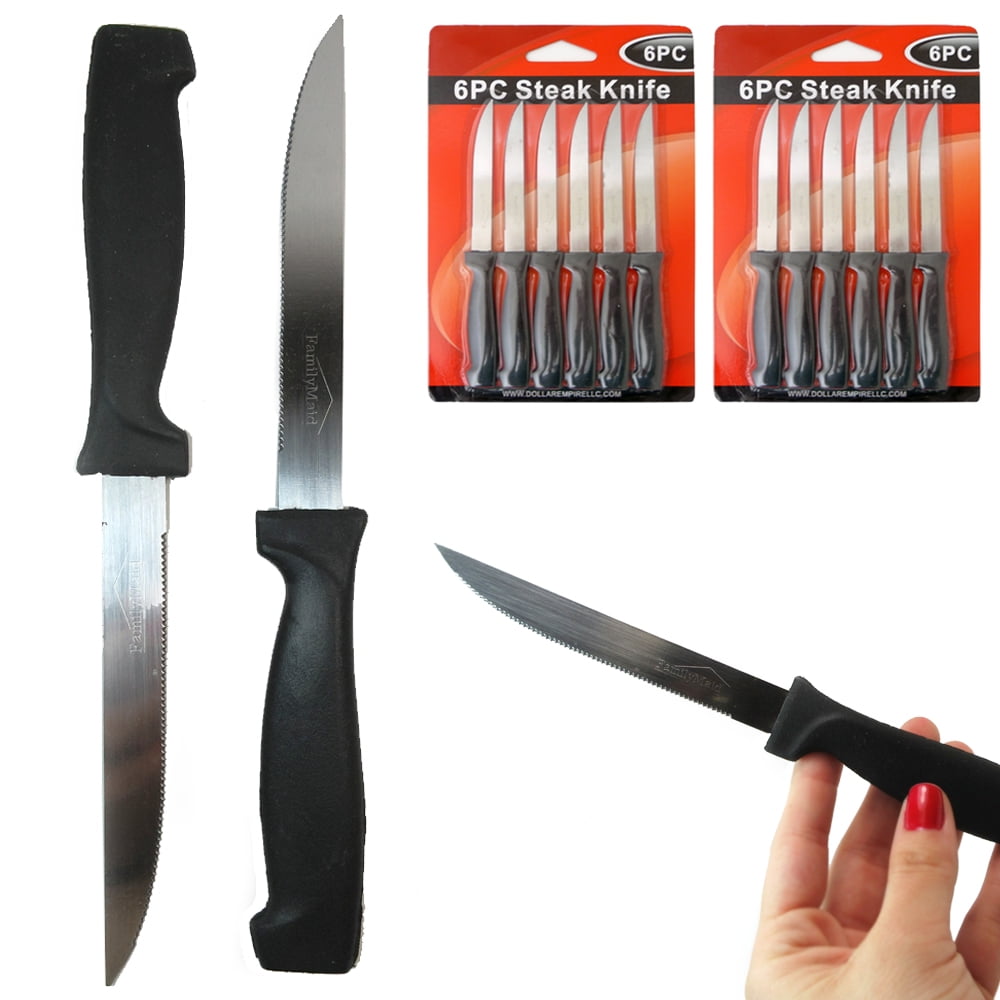 12 Pack Steak Knives Kitchen Home Utensil Knife Set Cutlery Slice