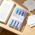 thumbnail image 6 of Highlighter Pen, Soft Pastel Ink, No-Bleed, Slim Barrel, for Journaling, Note Taking, Bible Study, Planner - Muted Color, 6 of 6