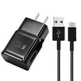 thumbnail image 2 of Fast Adaptive Charging Wall Charger Adapter & 1.5m Micro USB Cable for Samsung Galaxy S4 S6 S7 Edge Plus Note 2 4 Alpha, Black, 2 of 2