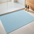 thumbnail image 2 of Alfombrillas de baño REGALWOVEN, suaves y esponjosas, tapetes antideslizantes de microfibra extra gruesos, azules, 20" x 32", 2 of 6