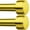 Gold, variant on Curtain Rods for Windows 32-60 Inch, 1 Inch Adjustable White Curtain Rod Set with Brackets, Easy Install