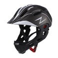 thumbnail image 1 of Almencla Balance Bike Helmet for Kids with Light Adjustable for Biking Riding Outdoor Black, 1 of 8