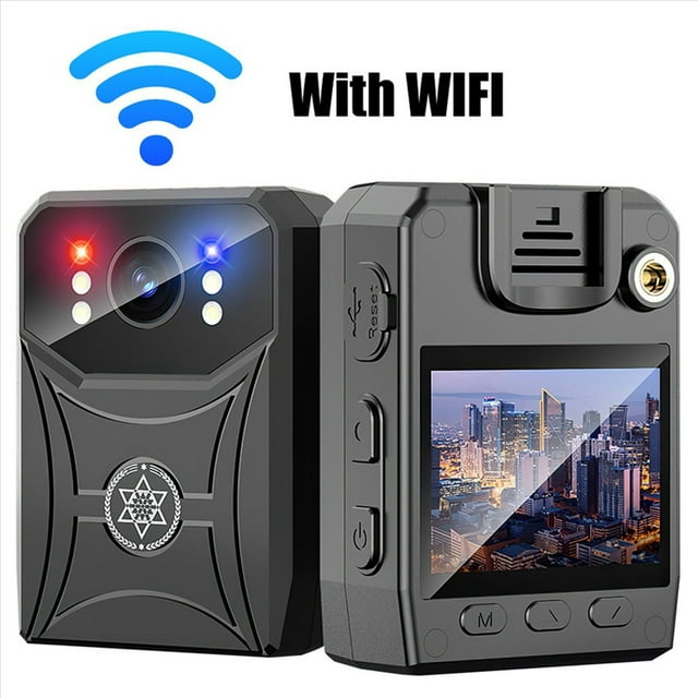 3X 4K Mini Police Camera Digital Video Recorder Camcorder Camera IR Night Vision Body Camera Sports Back Clip with WIFi