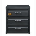 thumbnail image 4 of ACME Furniture 3 Drawer Industrial Cargo Storage Chest, Gunmetal Gray, 4 of 4