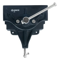 Groz Portable Woodworking Vise, 6" Wide Jaw with Toe-in Feature