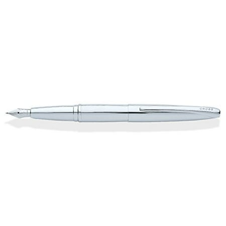 Cross Atx Collection Cross ATX, Pure Chrome, Fountain Pen, with Chrome Appointments and Stainless Steel Nib Fine (886-1FS) ()