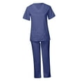 thumbnail image 3 of Conjunto De Uniforme Médico Para Mujer, Ropa De Trabajo Cómoda Con Cuello En V Elástico, Uniforme Médico Para Enfermera S, 3 of 8